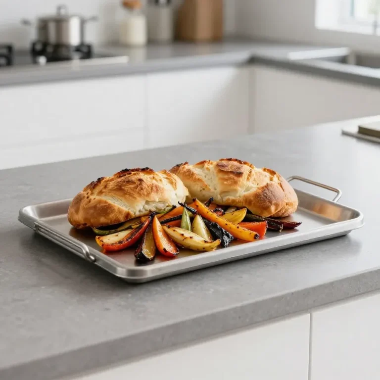 Ninja Foodi Flip Oven mit frisch gebackenen Brötchen auf der Arbeitsplatte